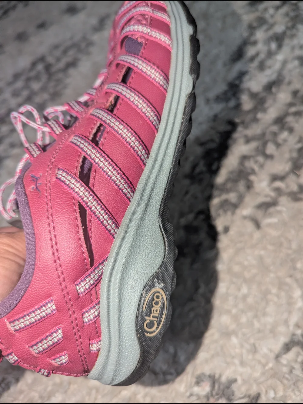 Chaco Women's Pink Woven Sport Sandals